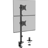 VonHaus Vertical Double Monitor Stand for 13-32"" Screens