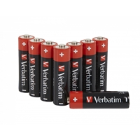 [BAVER-49503] Verbatim AA Battery Alkaline 8 Pack (Hangcard)