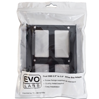 [BREVO-DUALBRA] Evo Labs 2.5 INCH to 3.5 INCH Double Internal Drive Bay Adapter