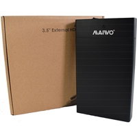 [BREVO-K3568AENC] Maiwo USB 3.0 3.5"" External Hard Drive Enclosure with Power Adapter