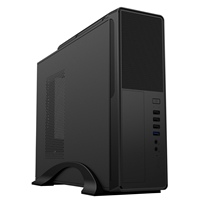 CiT S014C Black Slim Micro ATX/ITX Desktop Case