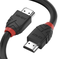 Lindy 36471 1m HDMI (M) 2.0 High Speed Black Line 4096x2160@60Hz Cable with Ethernet -