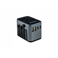 Verbatim UTA-03 Universal Travel Adapter with 1 x USB-C PD 30W & QC 3.0 / 2 x USB-C / 2 x
