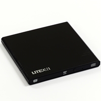 [DWLIT-EBAU108] LiteOn eBAU108 Black Ultra Slender USB 2.0 External Optical Drive