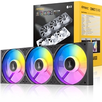 Antec Connect 120 ARGB 3-Pack 120mm PWM Fans with Daisy Chain Design and