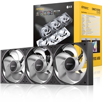 Antec Connect 120 ARGB Reverse 3-Pack 120mm PWM Fans with Daisy Chain Design and