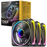 Antec Orbit 120 ARGB 120 mm PWM Fan Triple Pack - 120 mm x 28 mm