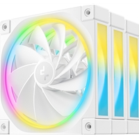 DeepCool FL12 120mm PWM 3 Pack Reverse White Fan - High Performance