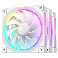 DeepCool FL12 120mm PWM 3 Pack White Fan - High Performance