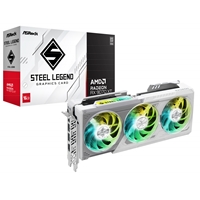ASRock AMD Radeon RX 9070 XT Steel Legend 16GB GDDR6 Graphics Card