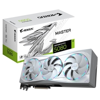 Gigabyte NVIDIA GeForce RTX 5080 AORUS MASTER ICE 16GB GDDR7 Graphics Card
