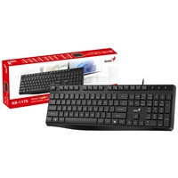 Genius KB-117S Wired AI Copilot Silent Keyboard