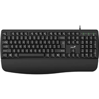Genius KB-123 Wired AI Copilot Business Keyboard with Palm Rest