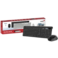 Genius SlimStar 8230 Bluetooth 5.3 and 2.4GHz Wireless Keyboard and Mouse Set