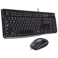 Logitech MK120 Wired Keyboard and Mouse Combo for Windows