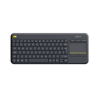 Logitech K400 Plus Wireless Touch TV Keyboard With Easy Media Control and Built-in
