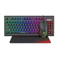 [KEMAR-CM310-BK] Marvo Scorpion CM310 Loot 30 3 in 1 RGB Wired Gaming UK Layout TKL Keyboard