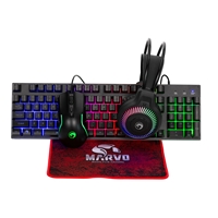 [KEMAR-CM416-UK] Marvo Scorpion CM416 Loot 40 4 in 1 RGB Gaming UK Layout Keyboard
