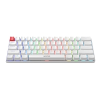 [KEMAR-KG933G-WH] Marvo Scorpion KG933G Saber 61 Wired Mechanical RGB 60% UK Layout Gaming Keyboard (White)