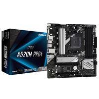 ASRock A520M PRO4 AM4 DDR4 Motherboard