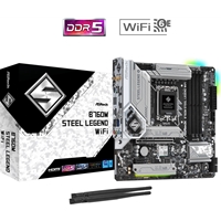 [MBASR-B760MSTLWI] ASRock B760M Steel Legend WiFi DDR5 Motherboard