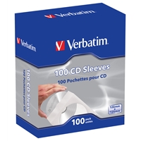 [MCVER-49976] Verbatim CD Paper Sleeves 100-Pack