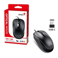 Genius DX-120 Wired USB Type-C Plug and Play Mouse