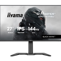 iiyama G-Master Black Hawk gaming monitor GB2741HSU-B1 27"" Black, Height Adjustable, IPS, Ultra Slim Bezel, Full HD, 144Hz Monitor