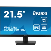 iiyama PROLITE XU2293HSU-B7 22 inch IPS Monitor, Full HD, 1ms, USB Hubx2, HDMI, DisplayPort, Freesync, 100Hz Monitor