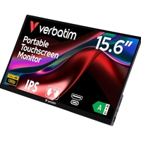 [MOVER-49592] Verbatim Portable 15.6"" FHD Touch Monitor ALU, 1920 x 1080 Resolution, 60Hz Monitor