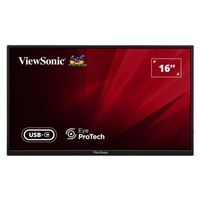 [MOVIE-VA1650] Viewsonic VA1650 16 inch USB-C Lightweight Portable IPS Monitor, Full HD, 60Hz Monitor