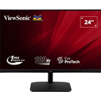 [MOVIE-VA2432H2] Viewsonic VA2432-H-2 24 Inch IPS Frameless Monitor, Full HD, LED, Widescreen, 100Hz Monitor