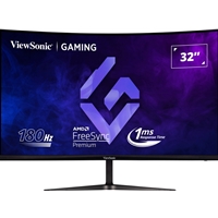 [MOVIE-VX3218C2K] Viewsonic VX3218C-2K 32 Inch Curved Gaming Monitor, QHD, 180Hz Monitor