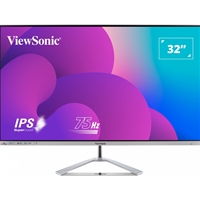 [MOVIE-VX3276MHD3] Viewsonic VX3276-MHD-3 32-Inch Full HD, Frameless IPS Monitor, 1080p, 1920 x 1080 Resolution, 75Hz Monitor