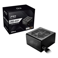 ASRock PRO-650B 650B ATX Power Supply Unit Power Supply