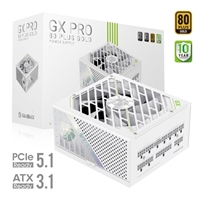 [PSGAM-GMXGX850W] GAMEMAX GX-850 Pro Modular 80 Plus Gold ATX3.0 PCIe 5.0 PSU With 135mm FDB Fan Power Supply