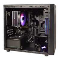 [SBBUS-GM-382S] RGB Micro Tower - AMD Ryzen 3 4300G Quad Core 8 Thread 3.80GHz (4.00GHz Boost)