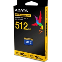 [SDADA-UD512GEX3L] Adata Premier Extreme 512GB microSDXC SD7.1 Express Card, Nintendo Switch 512GB RAM