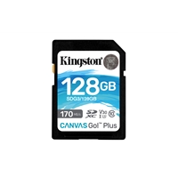 [SDKIN-SDCG3128GB] Kingston Canvas Go! Plus SDCG3/128GB 128GB Flash Card, 128GB RAM