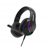 [SPMAR-H8618-BK] Marvo Scorpion H8618 Tactic 40 USB 2.0 Wired Gaming RGB Headset (Black)