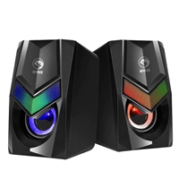 [SPMAR-SG118] Marvo Scorpion SG-118 Havoc 10 USB Powered Stereo RGB 6W Gaming Speakers (Black)
